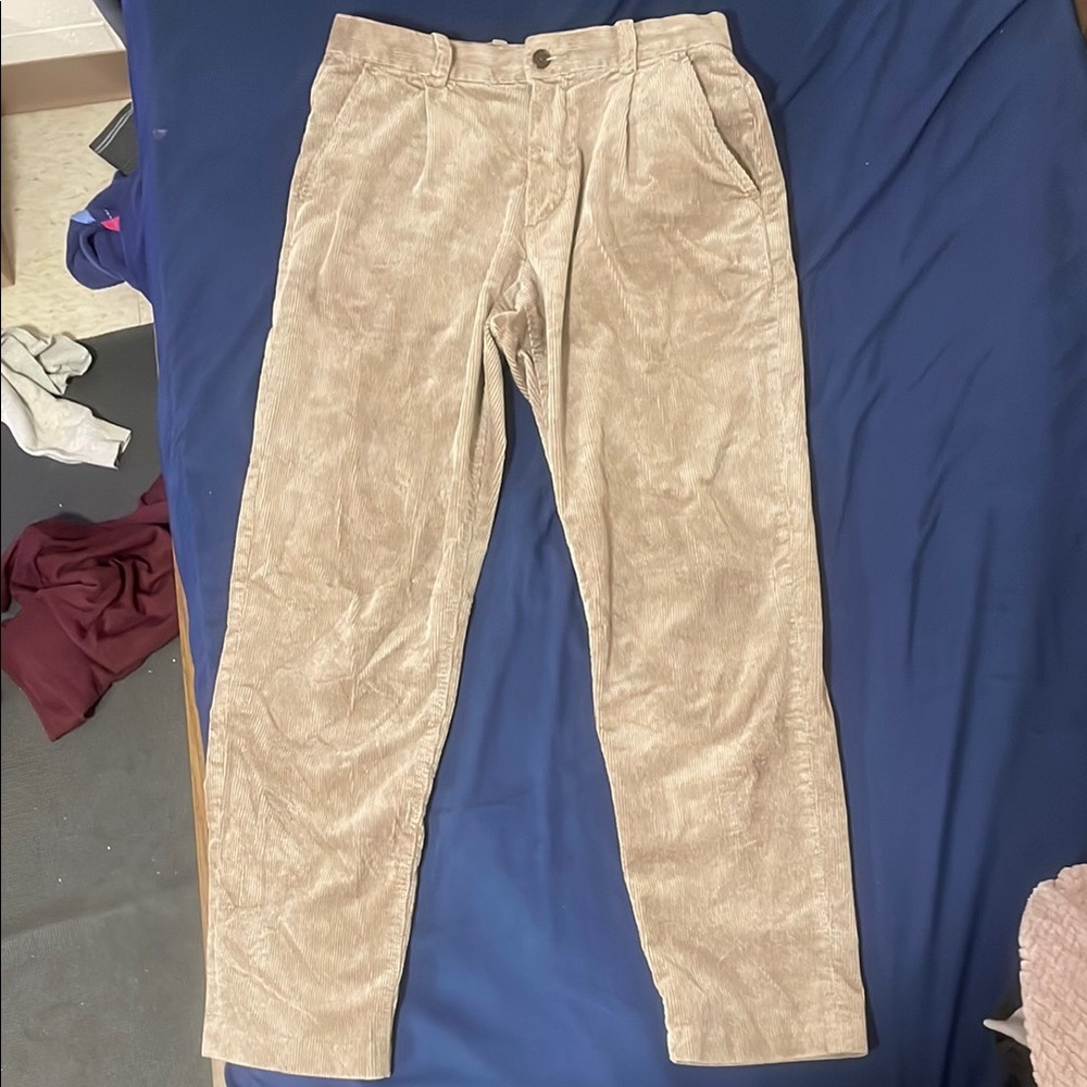 H&M Tan Corduroy Pants 29